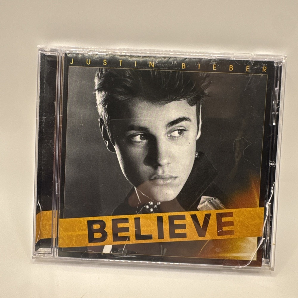 Justin Bieber - Believe (CD, 2012) - Tested, Like New Disc, Cracked Case